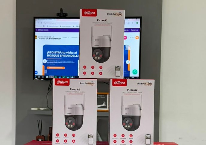 Brinkmann incorporó seis nuevas cámaras de monitoreo para fortalecer la seguridad