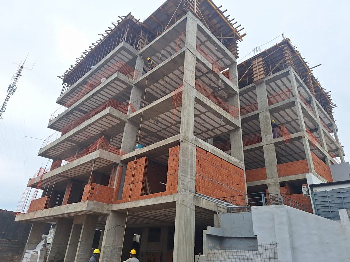 Avanza la construcción del edificio Chronos de la Mutual de Sportivo Suardi
