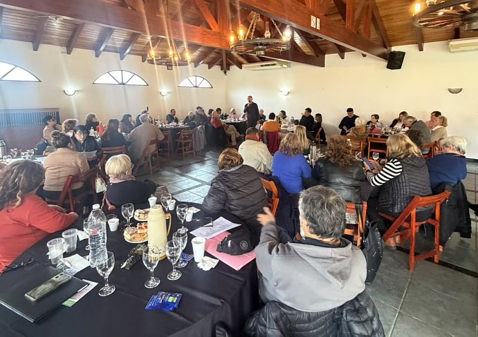 Suardi recibió a la 35° edición del Encuentro de Poetas de SADE Brinkmann