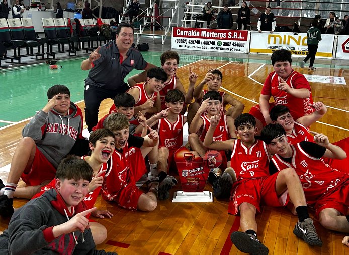 Fin de semana a todo básquet infantil en Tiro Federal