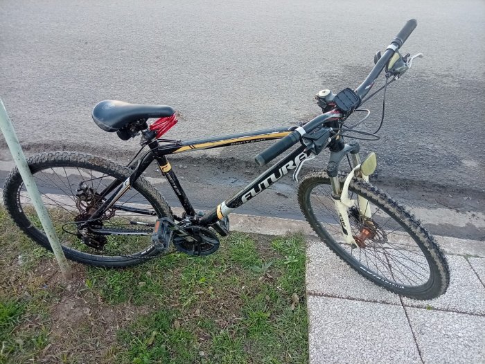 Accidente en Porteña: Una niña fue internada tras chocar con una moto