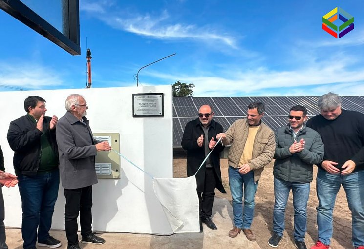 Brinkmann inauguró su primer Parque Solar Comunitario