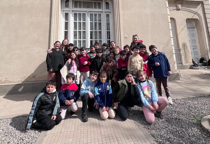 EduTurismo acercó a estudiantes a la historia y los artistas de Morteros