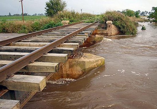 El temporal pone en jaque la infraestructura de la ciudad de Sunchales