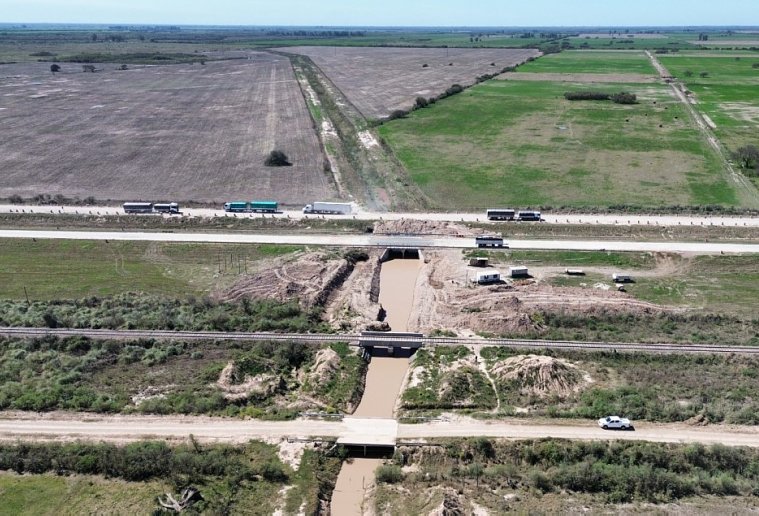 Finalizaron una obra hídrica clave en el departamento San Cristóbal