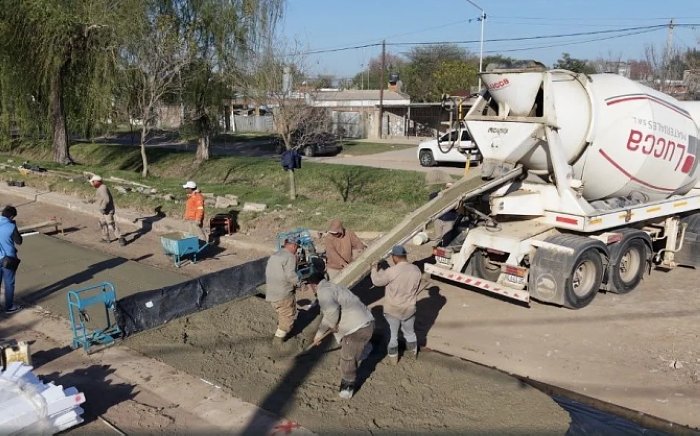 Ceres: El nuevo Boulevard Irigoyen alcanza un 60% de avance
