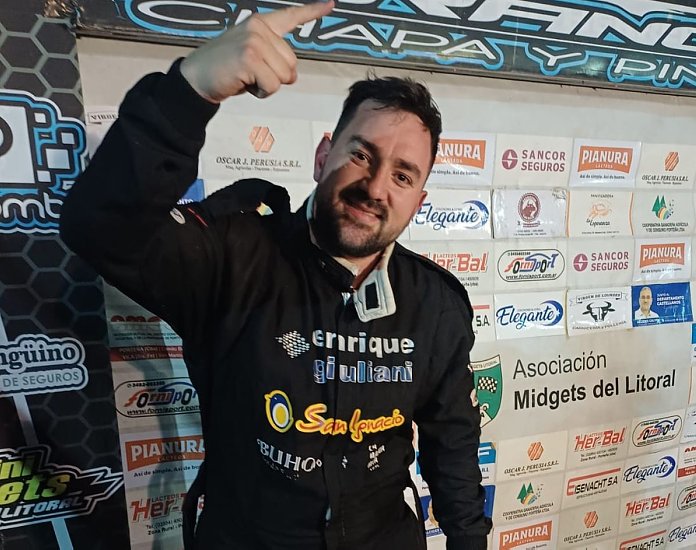 Midgets: Emanuel Olmos ganó en la competencia con invitados