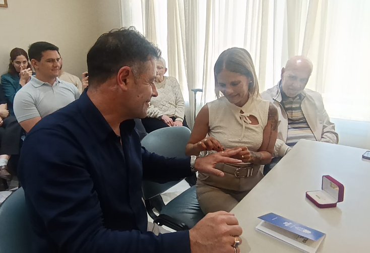 El Intendente de Suardi, Leandro Gastaldi, contrajo matrimonio con Mariela Lezcano Salva