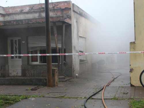 San Guillermo: Se incendió la vivienda de los jugadores de básquetbol de Unión