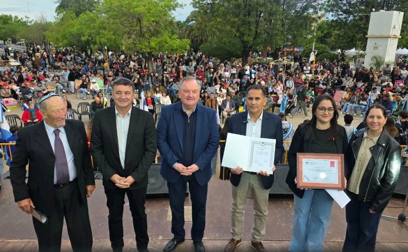 Michlig acompañó las fiestas de Moisés Ville, San Cristóbal y Ceres durante el fin de semana