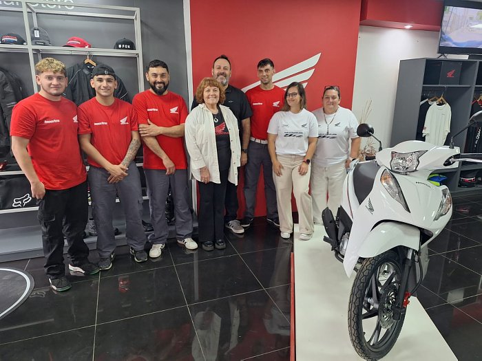 Suardi: Marengo Motos presentó la nueva Honda Biz 110
