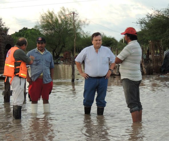 Fuerte reclamo de Michlig al gobierno nacional por la emergencia hídrica