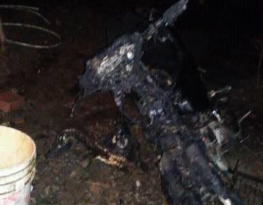 Suardi: Incendio en una vivienda de Bo. San Miguel