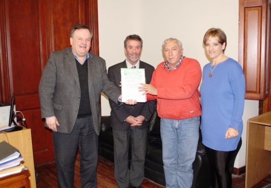 Hersilia recibió 600 mil pesos del Fondo de Obras Menores