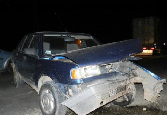 Chocaron dos autos en el acceso a Lehmann
