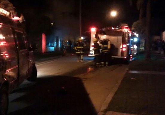 Un incendio afectó un depósito en la ciudad de Morteros