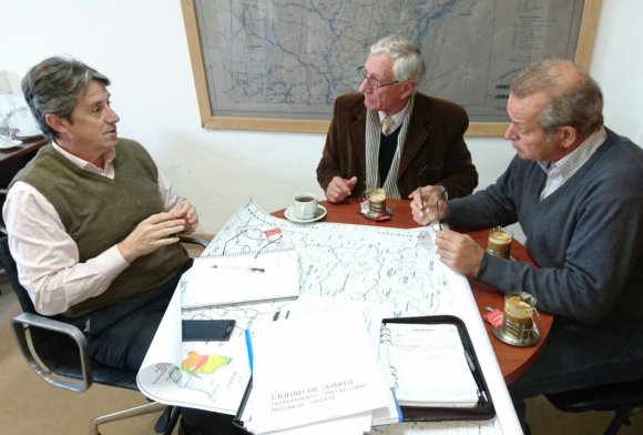Boscarol se reunió con el Ministro de Infraestructura, José Garibay