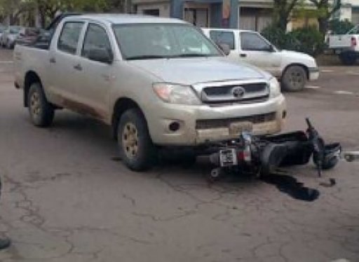 Motociclistas lesionados en accidentes ocurridos en Arrufó y San Cristóbal