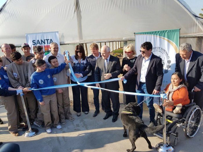 Lifchitz inauguró un Vivero Inclusivo en Sunchales