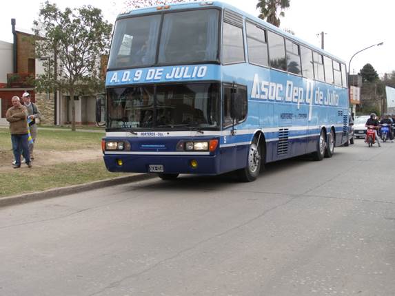 9 de Julio movilizará unos 500 simpatizantes a Córdoba