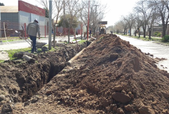 Brinkmann: Siguen ampliando la red cloacal