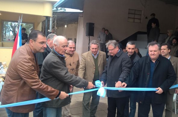 Fascendini estuvo en la inauguración de la Expo Total