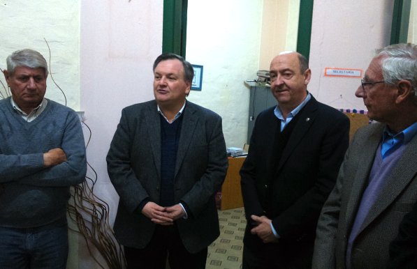 Importante visita del Ministro Alvarez al Taller 