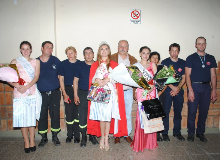 Rosina Rui es la nueva reina de los Bomberos de Suardi