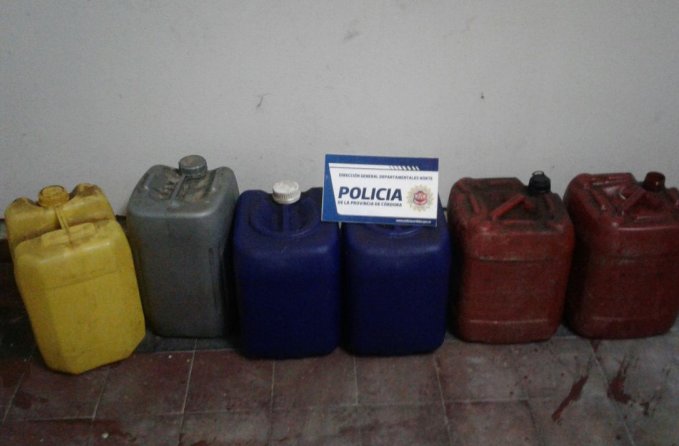 Brinkmann: Detienen a dos individuos por robo de gasoil 