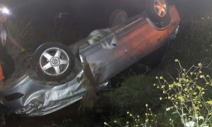 Importante accidente en el acceso sur de Freyre