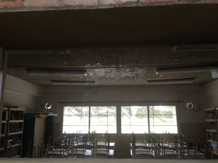 Preocupante informe sobre el edificio de una escuela rural de Morteros