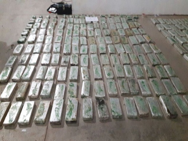 Secuestraron 200 kgs. de marihuana en Las Varas