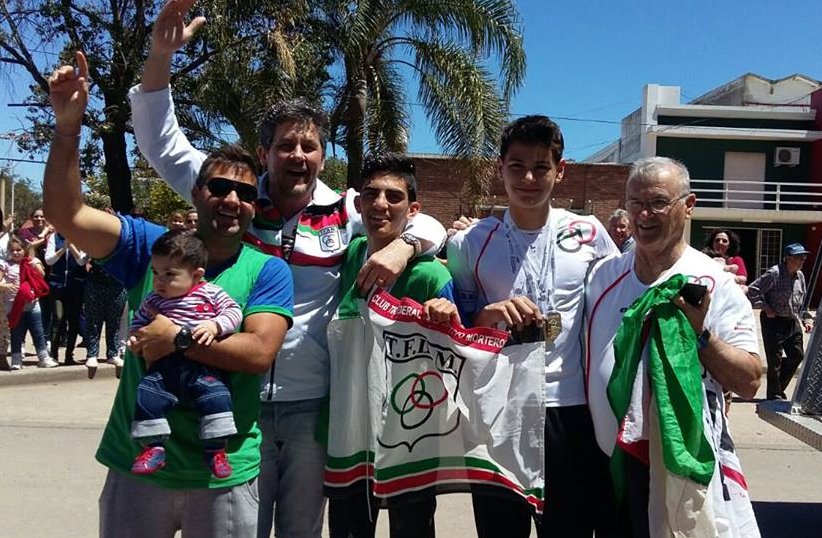 Gran recibimiento a Dante Nicola y Bruno Rocchia