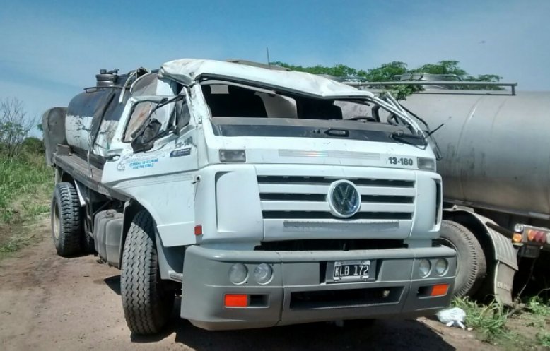 Choque en zona rural de Freyre dejó dos personas heridas