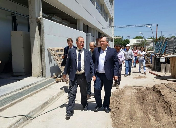 Schneider y Michlig recorrieron importantes obras en Ceres