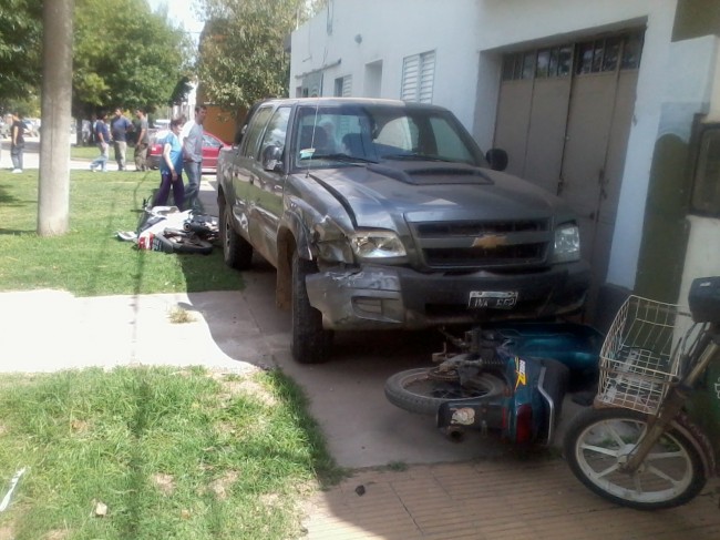 Importante accidente en Morteros: Dos menores lesionados