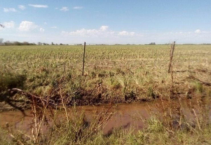 La localidad de Eustolia nuevamente castigada por el clima
