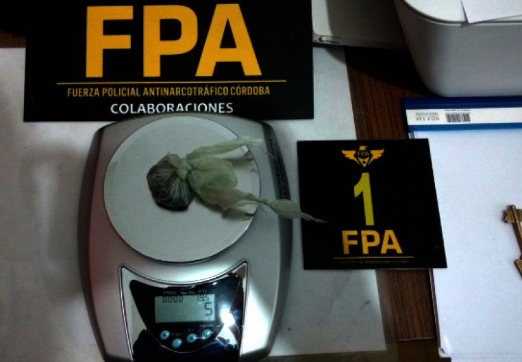 Procedimientos antidrogas en Brinkmann y Porteña
