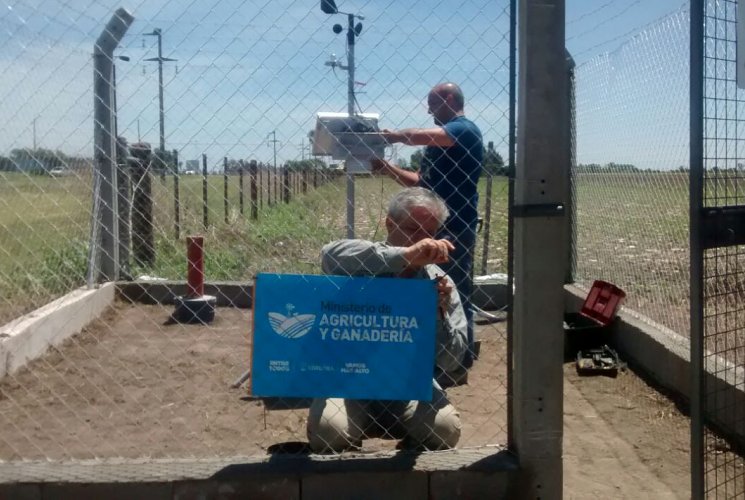 Instalaron en Brinkmann una Estación Meteorológica