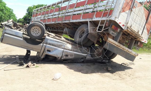 Espectacular accidente en zona rural de Sunchales 