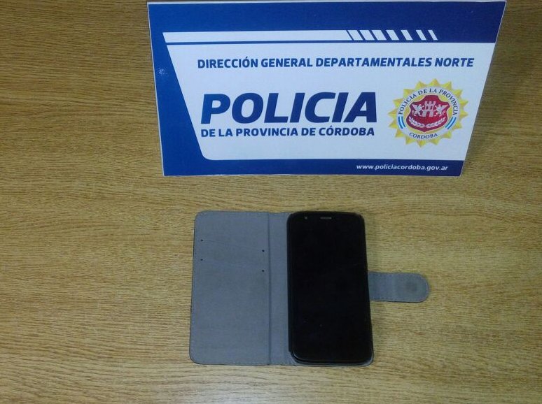 Brinkmann: Recuperan un celular robado desde una camioneta