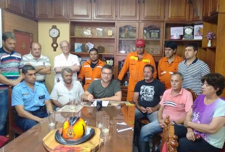 Freyre: Pastore explicó las tareas que se realizan ante la inundación