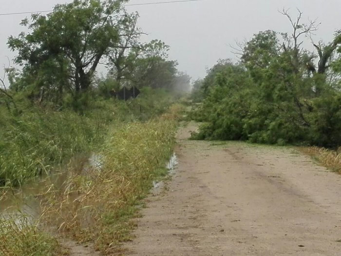 Fuerte tormenta se abatió sobre Colonia Ana