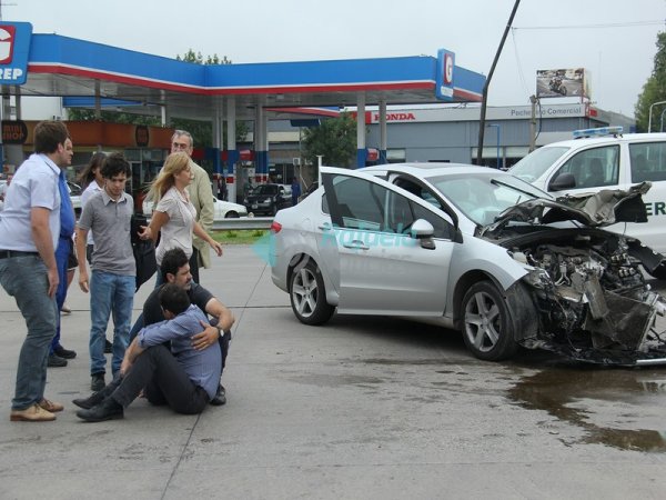 El Senador Calvo protagonizó un importante accidente en Rafaela