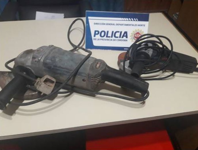 Recuperan herramientas robadas en Brinkmann