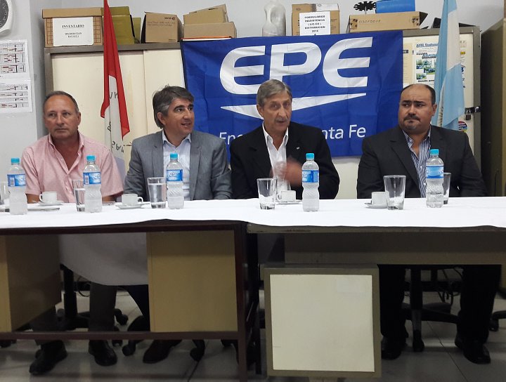 Presentaron al nuevo Jefe de la Sucursal Rafaela de la EPE