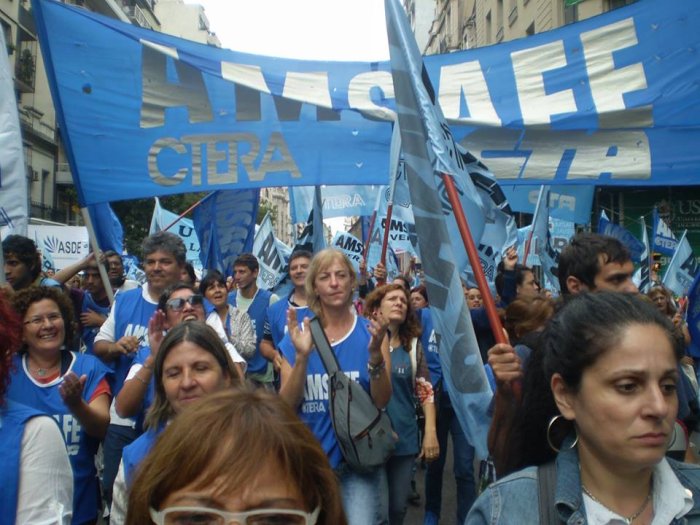 Desde AMSAFE dicen que sin paritaria nacional las clases no empiezan
