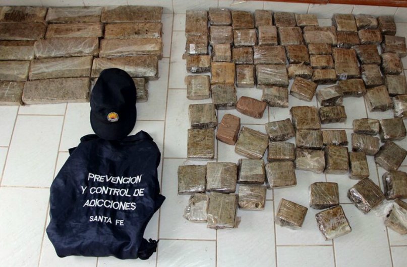 Secuestraron 31 kgs. de marihuana en un control vehicular en Tostado