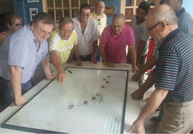 Michlig se reunió con productores de Las Palmeras