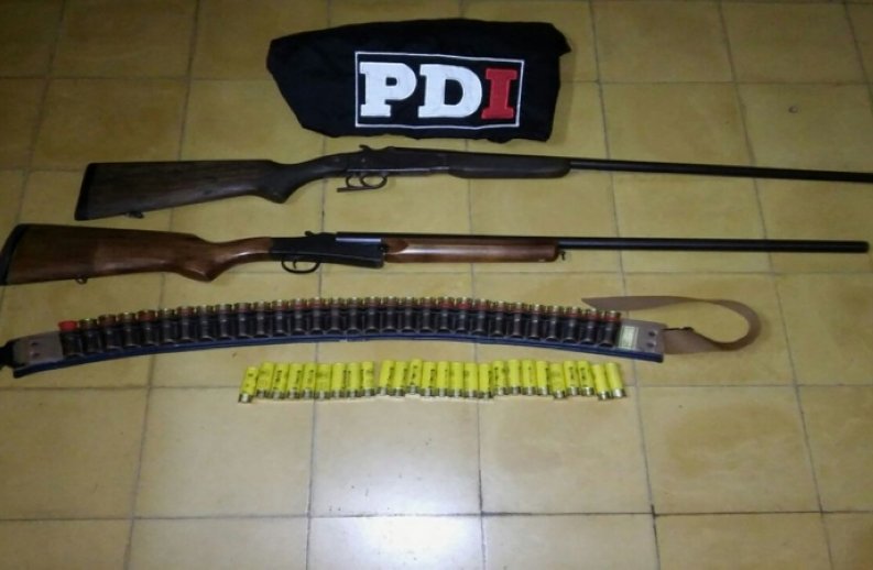 Suardi: Dos detenidos por tenencia ilegal de armas